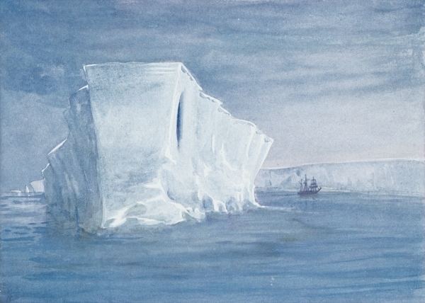 George Marston (artist) An Iceberg illustration from 3939Nimrod i George Marston as art
