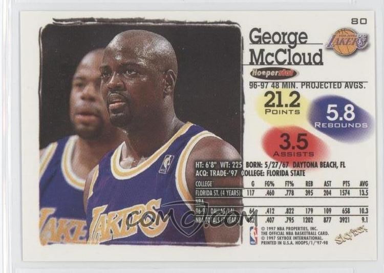 George McCloud 199798 NBA Hoops Base 80 George McCloud COMC Card Marketplace