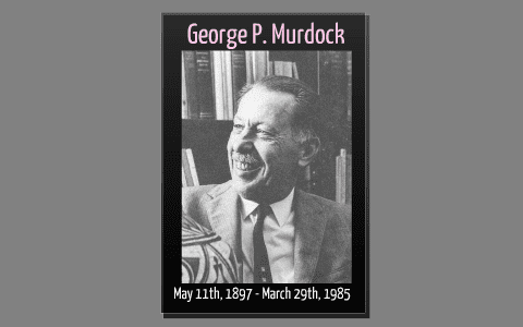 George P. Murdock by cindy joh