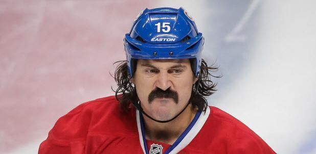 George Parros Habs39 Parros Led the Way During Movember ECAC Hockey