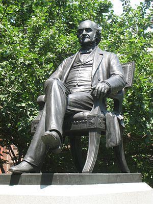 George Peabody (sculpture) httpsuploadwikimediaorgwikipediacommonsthu
