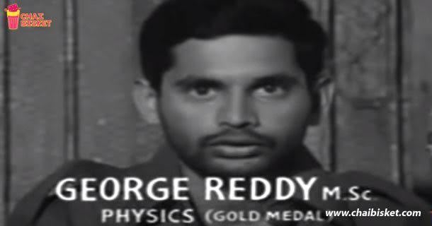 George Reddy's serious face while wearing black polo