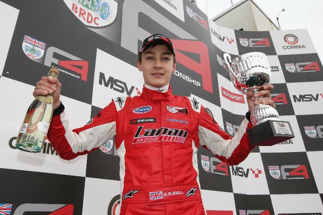 George Russell (racing driver) Two Out of Three Ain39t Bad for Russell BRDC Formula 4