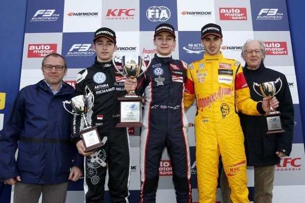 George Russell (racing driver) Rookie driver George Russell claims maiden Formula 3 race
