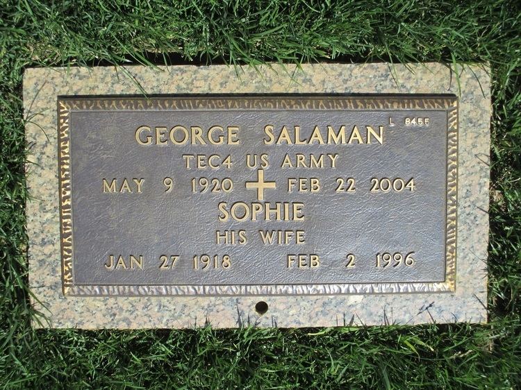 George Salaman George Salaman 1920 2004 Find A Grave Memorial