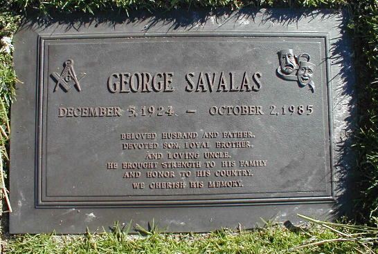 George Savalas George Savalas 1924 1985 Find A Grave Memorial