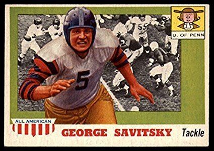 George Savitsky Amazoncom Football NFL 1955 Topps All American 43 George Savitsky
