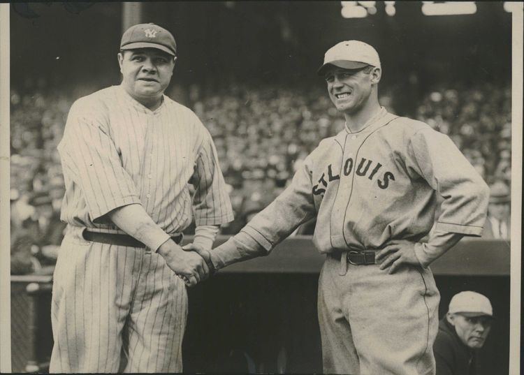 George Sisler Lot Detail 1924 Babe Ruth George Sisler New York Yankees