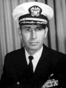 George Stephen Morrison wearing his naval aviator uniform