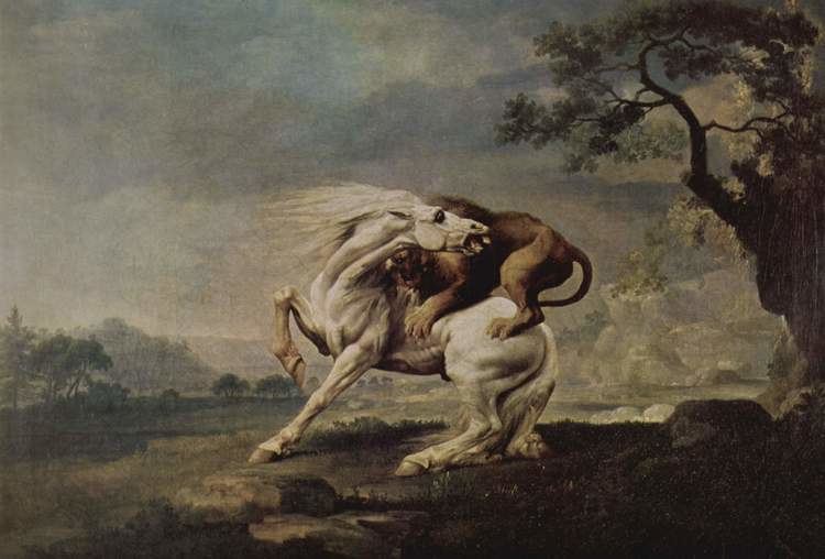 George Stubbs Lion Attacking a Horse An Introduction to 19th Century Art