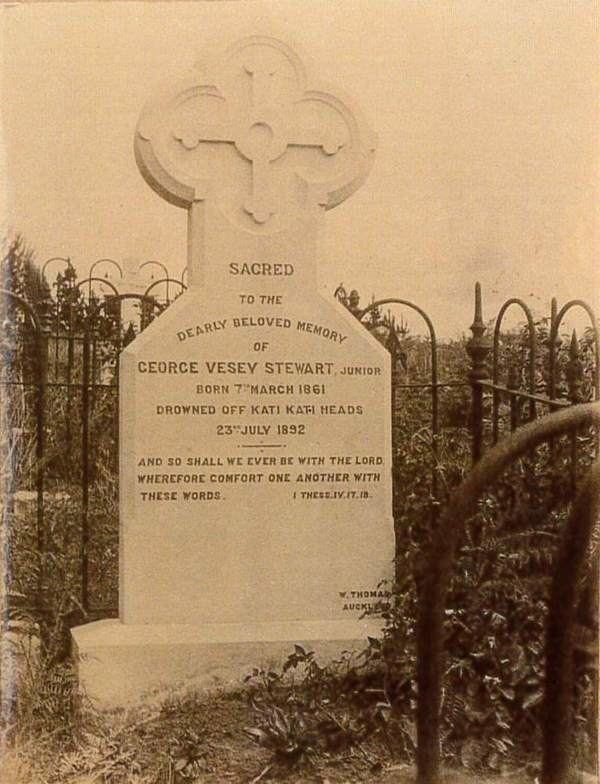 George Vesey Stewart George Vesey Stewart Jnr 18611892 Katikati History Tauranga