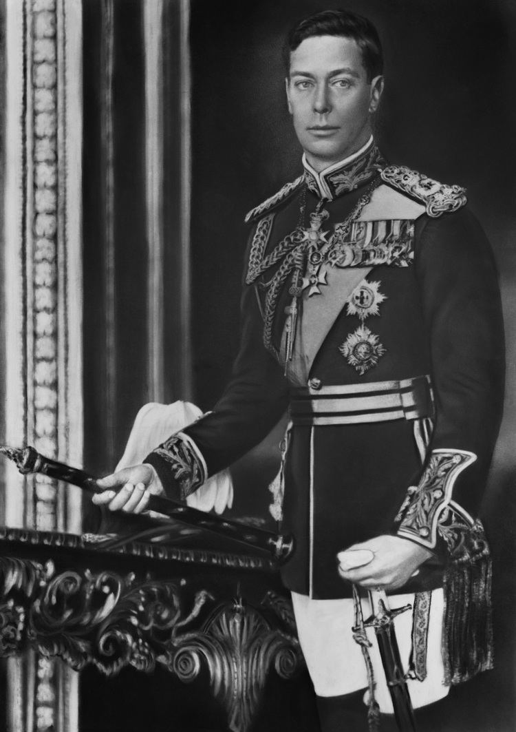 George VI FileKing George VI of England formal photo portrait