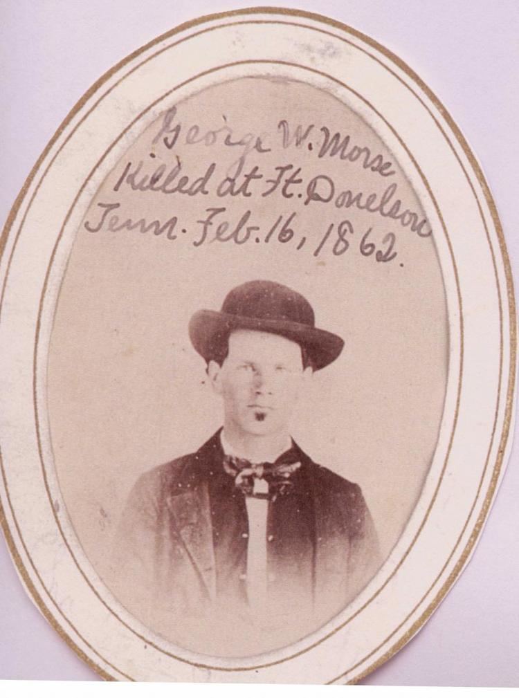 George W. Morse Sgt George W Morse Company F 2nd Iowa Infantry Shiloh Shiloh