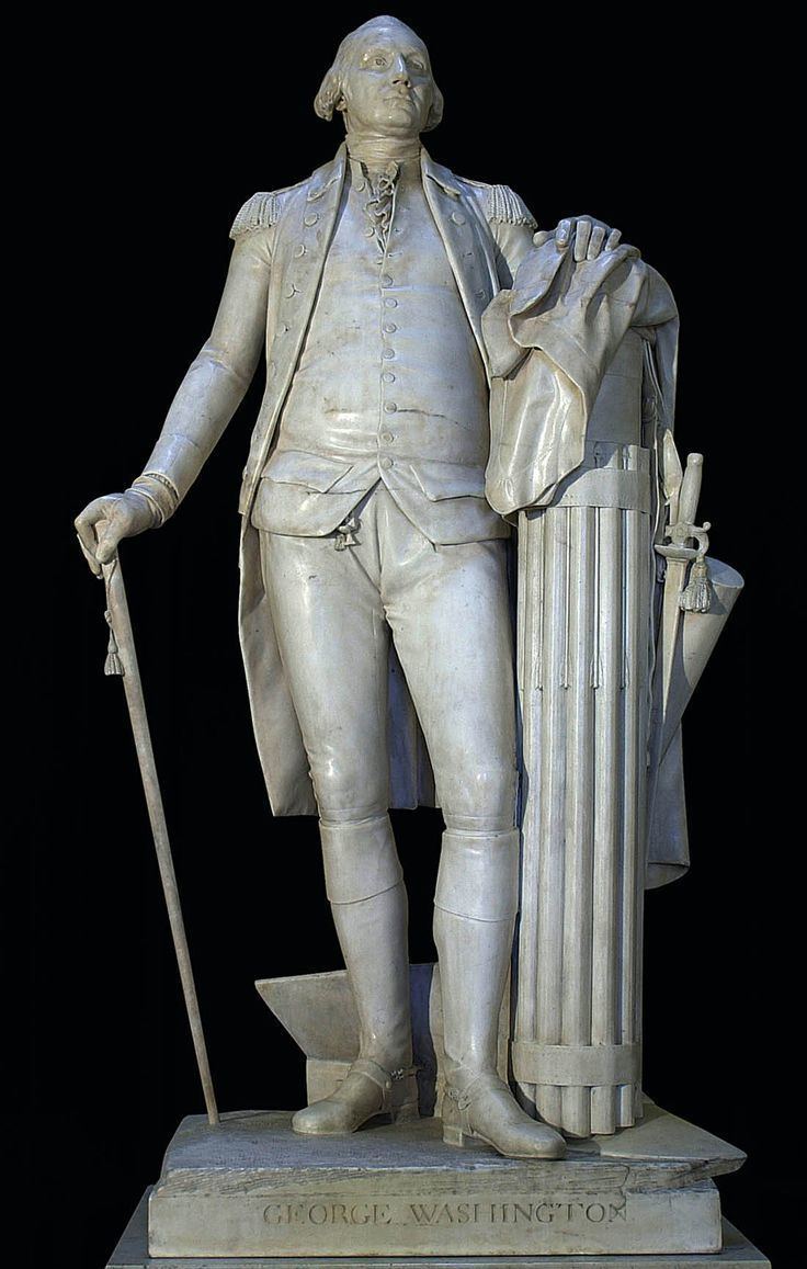 George Washington (Houdon) George Washington JeanAntoine Houdon 17881792 CE Marble AP