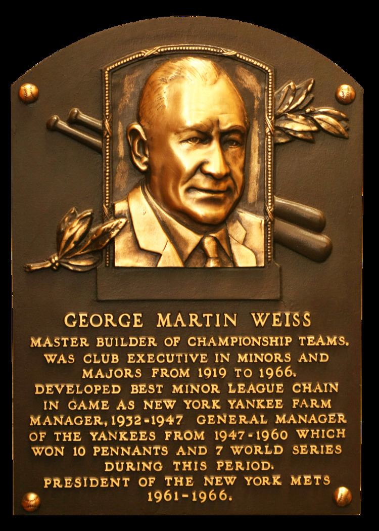 George Weiss (baseball) baseballhallorgsitesdefaultfilesWeiss20Georg