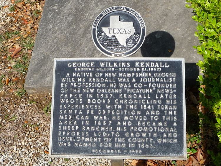 George Wilkins Kendall George Wilkins Kendall 1809 1867 Find A Grave Memorial