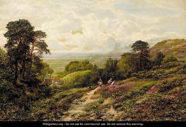 George William Mote Children playing on a hillside George William Mote WikiGallery