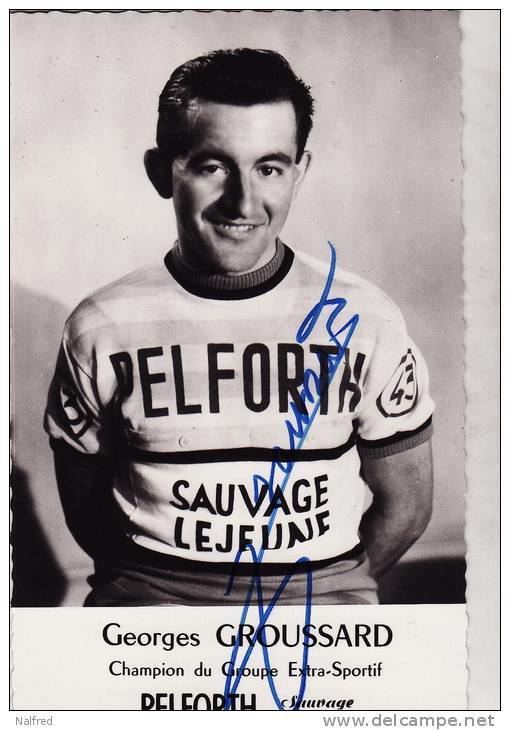 Georges Groussard CYCLISME EQUIPE PELFORTH SAUVAGE LEJEUNE GEORGES