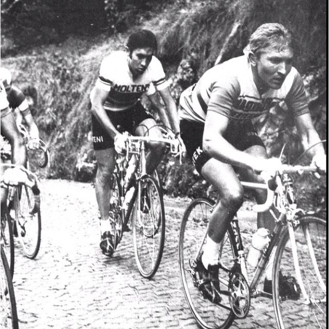 Georges Pintens Georges Pintens and Eddy Merckx Two winners op Lige