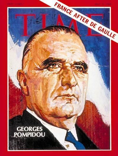Georges Pompidou TIME Magazine Cover Georges Pompidou May 9 1969 France