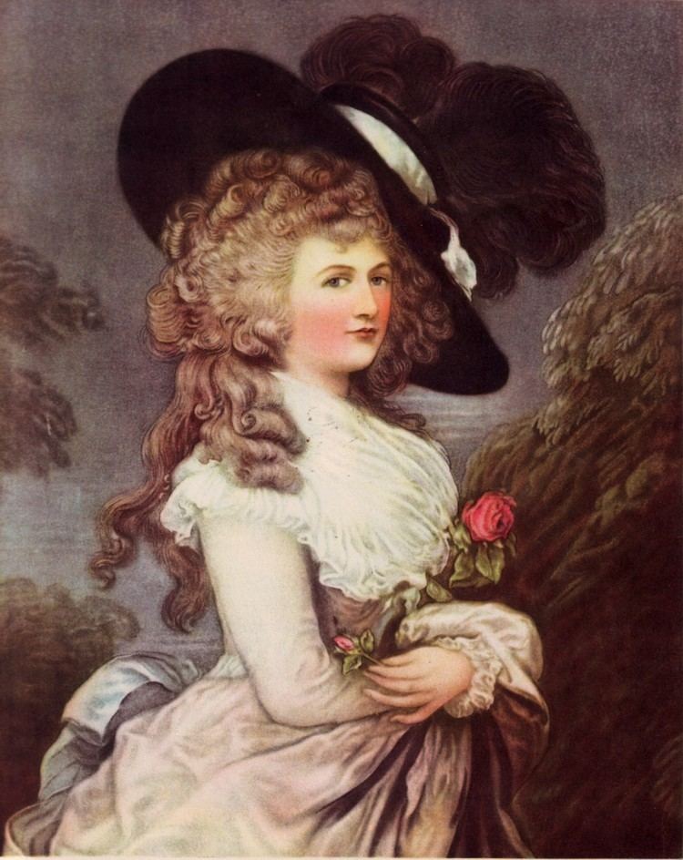 Georgiana Cavendish, Duchess of Devonshire 1787 Duchess of Devonshire by Thomas Gainsborough