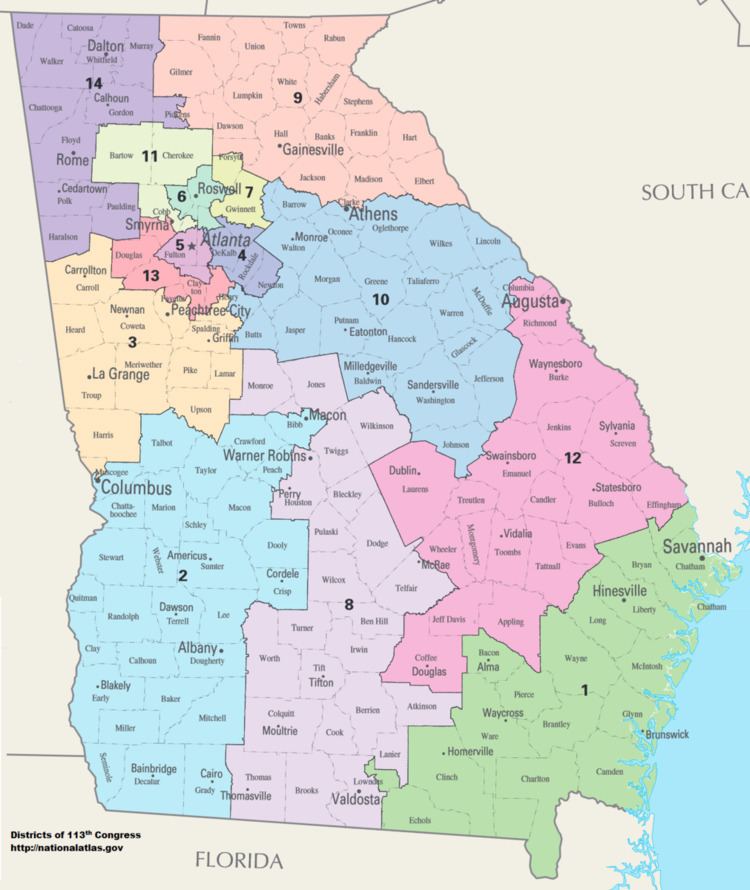 Georgia's congressional districts
