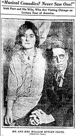 Georgie Hyde-Lees William Butler Yeats and his wife Georgie HydeLees William