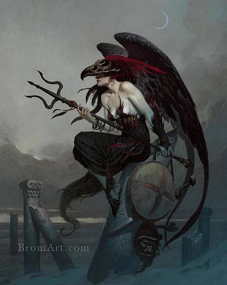 Gerald Brom Red Wing by Gerald Brom Featured Artist on the Fantasy