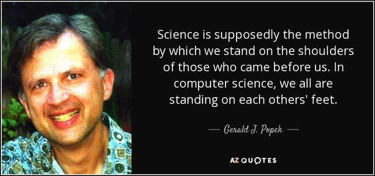 Gerald J. Popek QUOTES BY GERALD J POPEK AZ Quotes