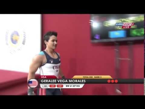 Geralee Vega VEGA MORALES Geralee 3j 127 kg cat 63 World Weightlifting