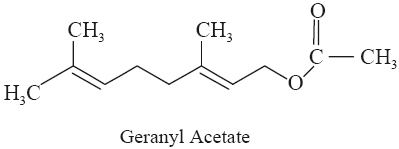 Geranyl acetate Geranyl Acetate oil of citronella petit grain lemongrass