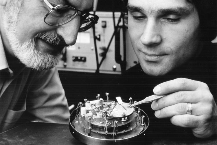 Gerd Binnig Heinrich Rohrer and Gerd Binnig In 1986 IBM scientists He Flickr