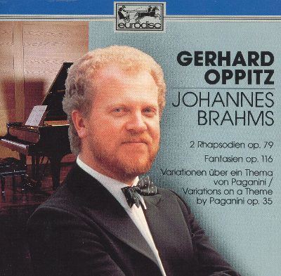 Gerhard Oppitz Brahms Piano Works Opp 79 116 35 Gerhard Oppitz