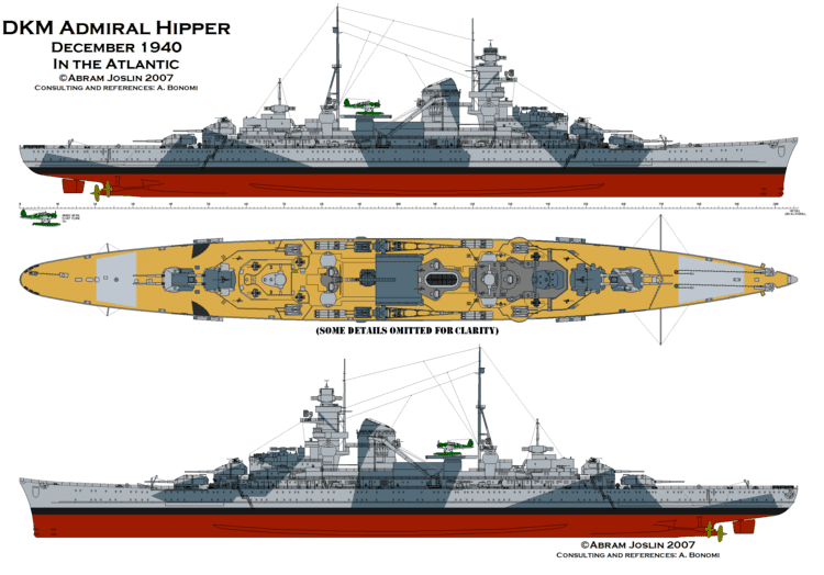 German cruiser Admiral Hipper Heavy Cruiser Admiral Hipper