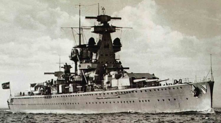 German cruiser Admiral Scheer The Admiral Scheer HMS Jervis Bay