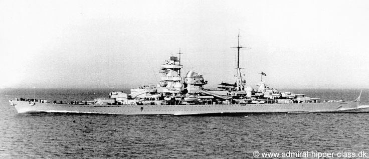German cruiser Blücher 8 in heavy cruiser Blucher sister of Hipper and Prinz Eugen en
