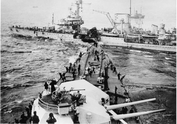 German cruiser Leipzig 15 October 1944 On the retreat the KMS Prinz Eugen rammed the light
