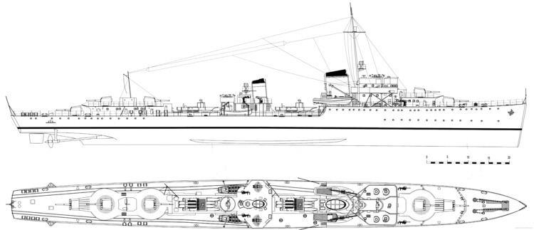 German destroyer Z17 Diether von Roeder TheBlueprintscom Blueprints gt Ships gt Destroyers Germany gt DKM