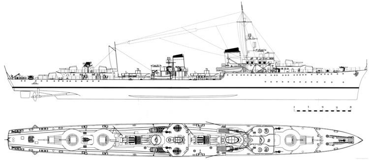 German destroyer Z20 Karl Galster TheBlueprintscom Blueprints gt Ships gt Destroyers Germany gt DKM