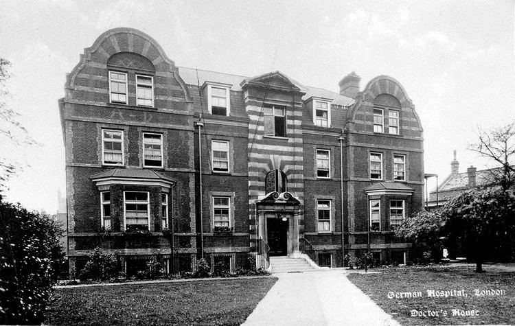 German Hospital, Dalston FileThe German Hospital Dalston residence of doctors and male