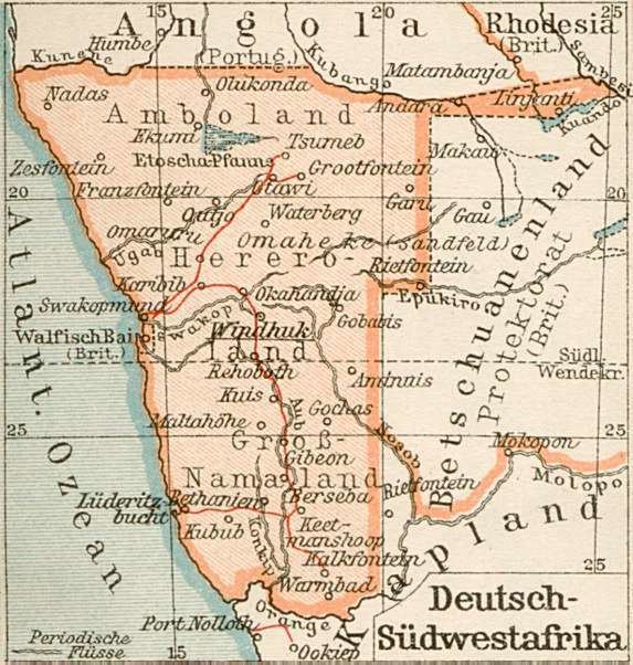 German South West Africa 25121914 German South West Africa the clock is ticking World