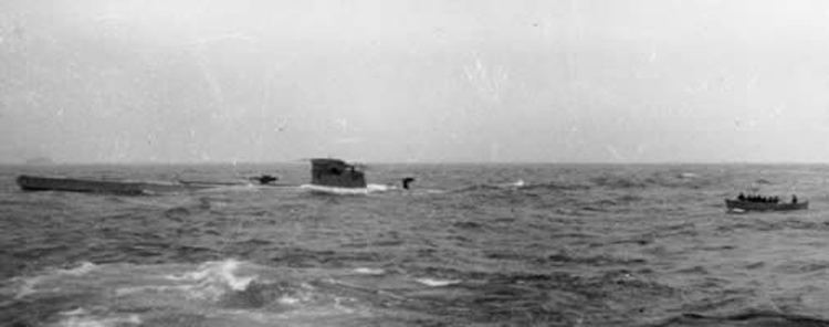 German submarine U-110 (1940) 9th May 1941 Enigma machine captured