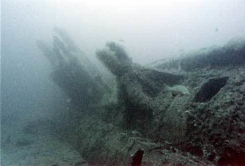 German submarine U-352 Wreck of the U352