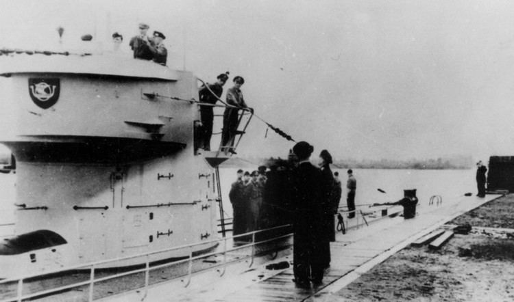 German submarine U-513 Kapitnleutnant Friedrich Guggenberger German Uboat 513 WW2