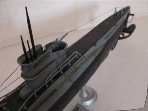 German submarine U-581 UBoot 1150 RC Assembly YouTube