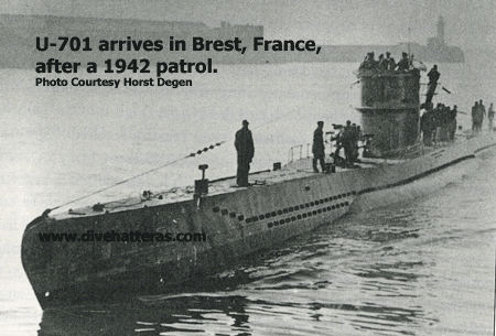 German submarine U-701 The Wreck of the German Submarine U701