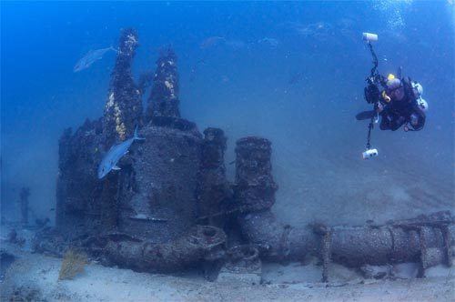 German submarine U-701 U 701 shipwreck and remains