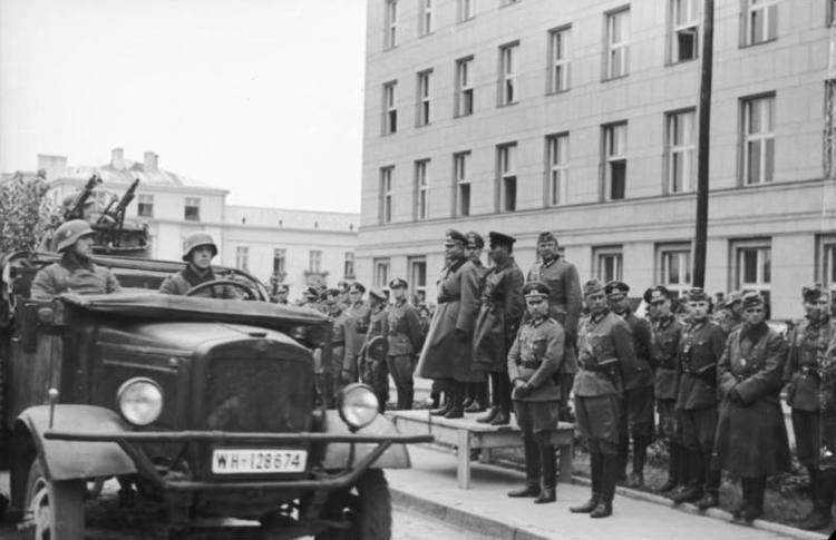 German–Soviet military parade in Brest-Litovsk