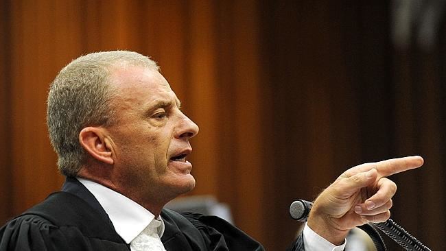 Gerrie Nel Prosecutor Gerrie Nel pokes holes in Oscar Pistorius