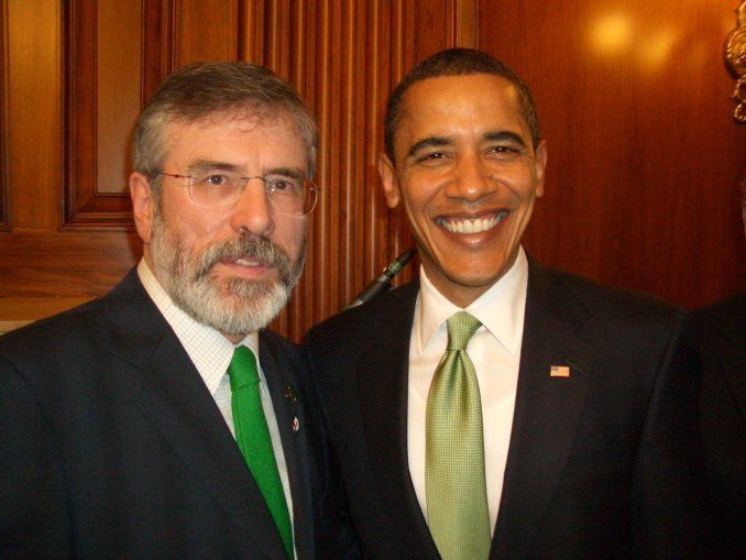 Gerry Adams Donald Trump Gerry Adams And The US Medias British Blind Spot AN